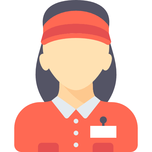 Cashier avatar occupation supermarket icon