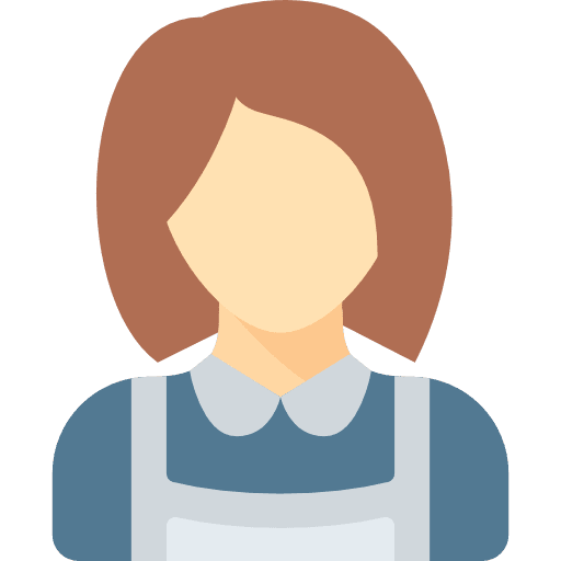 Maid profession people avatar icon