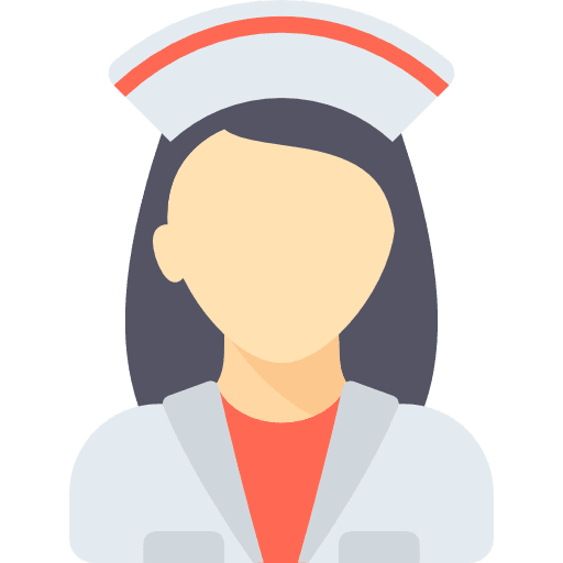 Nurse avatar assistant nurse icon