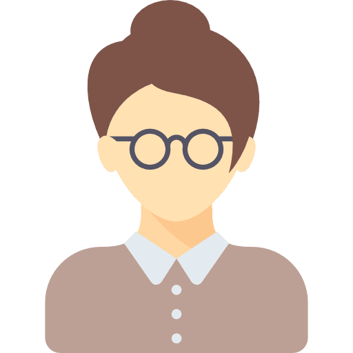 Teacher woman occupation profession icon