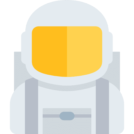 Astronaut aqualung galaxy occupation icon
