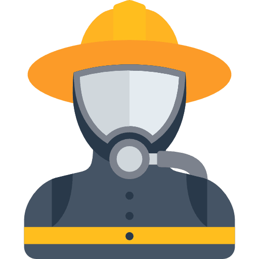 Firefighter job avatar profession icon