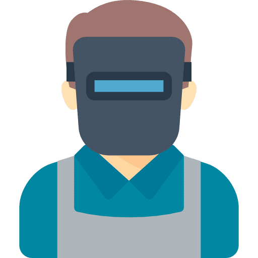 Welder work welder people icon