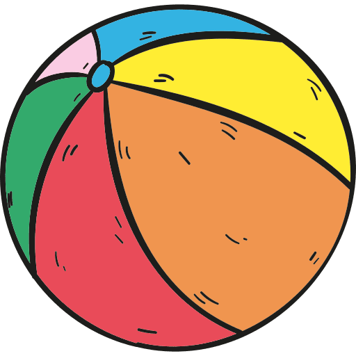 Beach ball leisure other fun icon