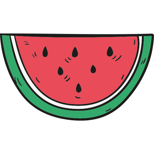 Watermelon organic diet vegetarian icon