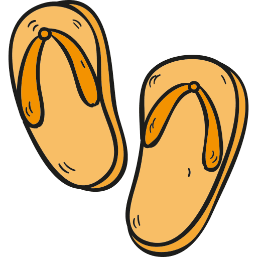 Flip flops footwear flip flops sandals icon