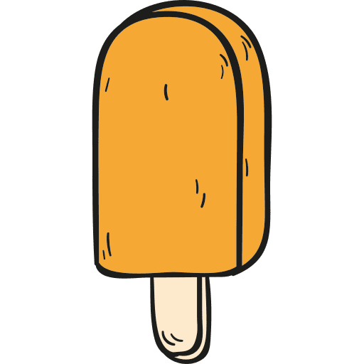 Ice cream summer food dessert icon