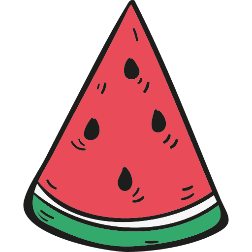 Watermelon food diet healthy food icon