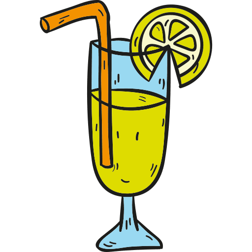 Lemonade drink sugar summertime icon