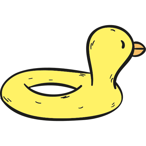 Rubber ring other medical life preserver icon