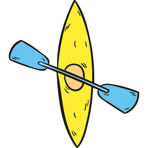 Canoe olympic transport sports icon