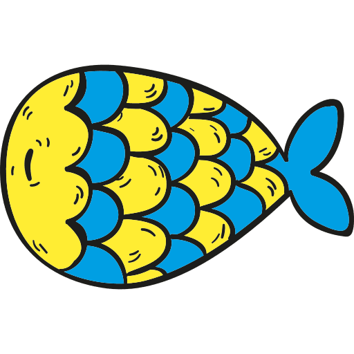 Fish foods animals meats icon