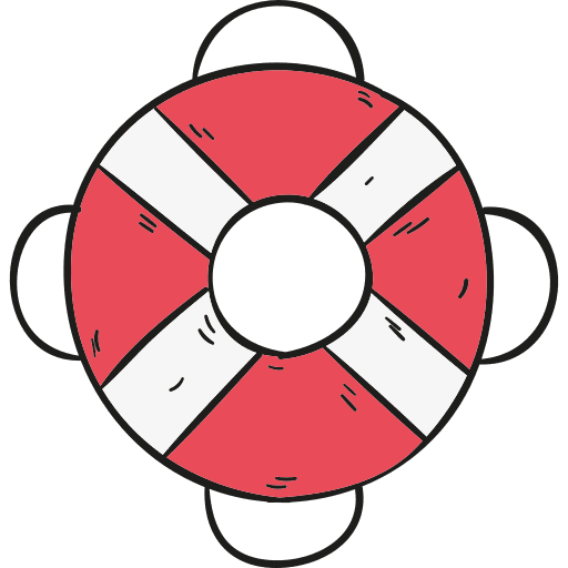 Lifesaver floating other help icon