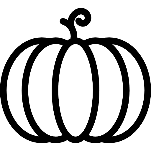 Pumpkin healthy food food and restaurant vegetarian icon