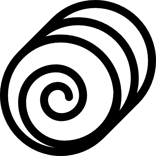 Hay bale hay farming and gardening icon