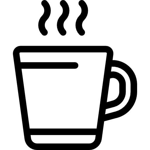 Hot drink chocolate food and restaurant coffee cup icon