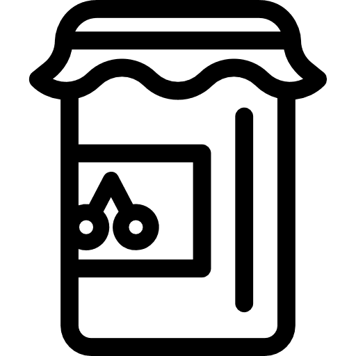 Jam food food and restaurant jar icon