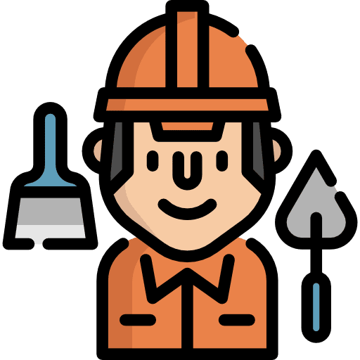 Builder jobs professions and jobs avatar icon