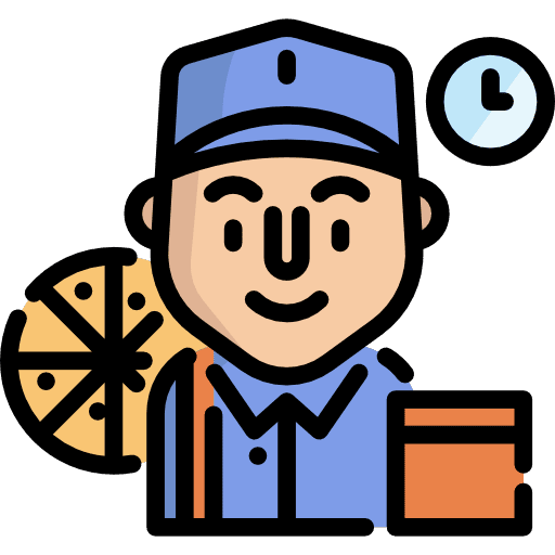 Courier jobs profession user icon