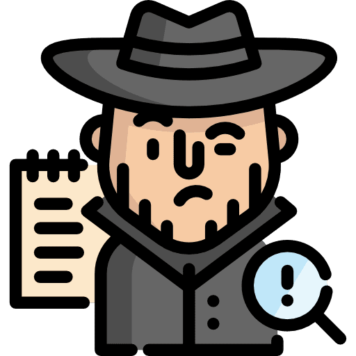 Detective user jobs detective icon