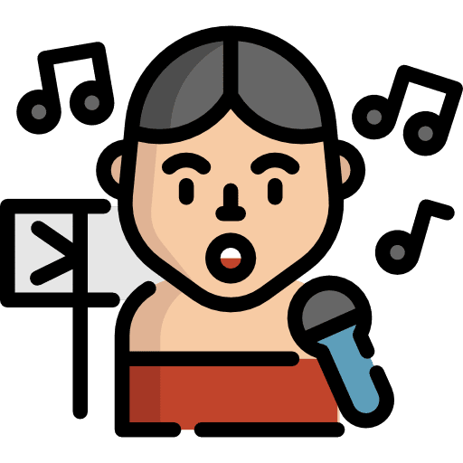 Singer profession user singer icon