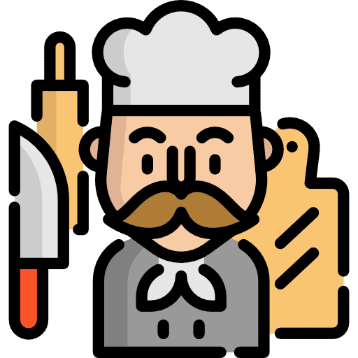 Chef profession user jobs icon