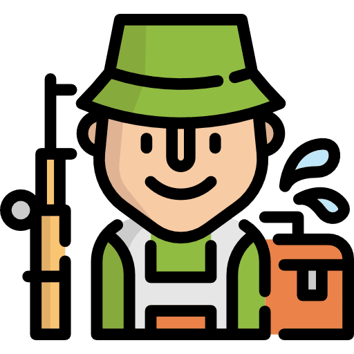 Fisherman professions and jobs jobs user icon