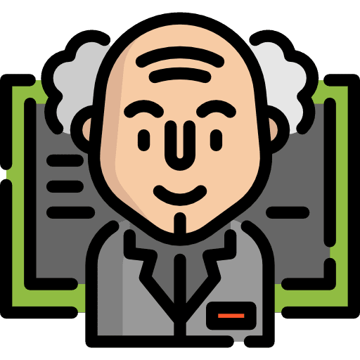Professor professor avatar professions and jobs icon