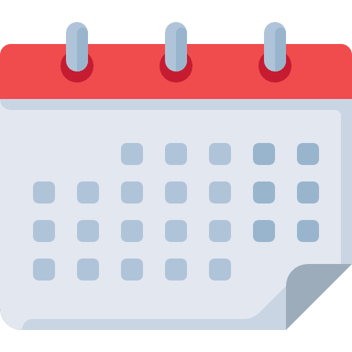 Calendar calendars administration time and date icon