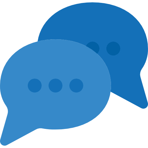 Chat communication conversation speech bubble icon