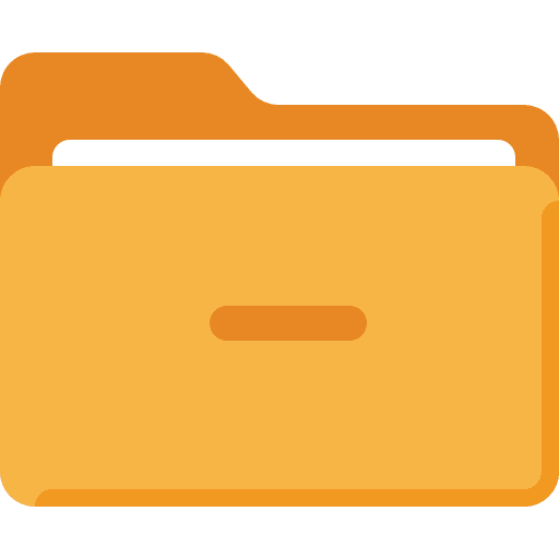 Folder interface file storage data storage icon