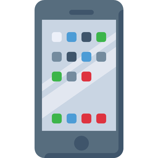 Smartphone touch screen cellphone technology icon