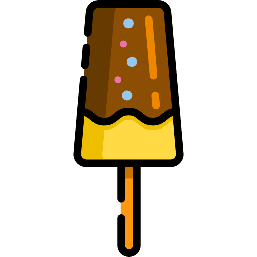 Ice cream sweet food and restaurant summertime icon