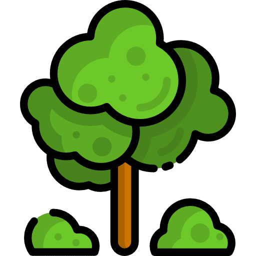 Tree ecology yard nature icon