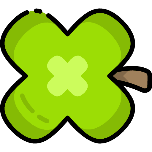 Clover botanical irish garden icon