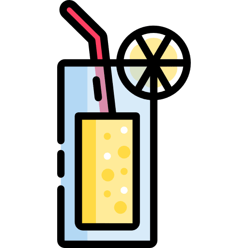 Lemonade sugar food drink icon
