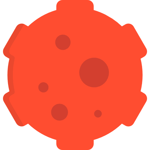Meteorite meteorites asteroids nature icon