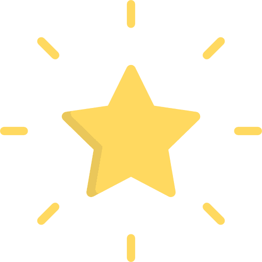 Stars education highlights star icon