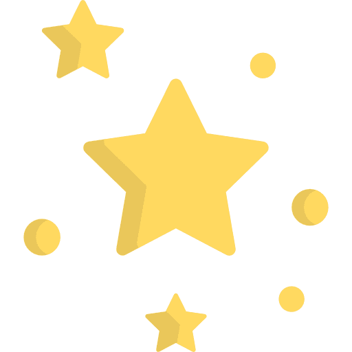 Stars star education astronomy icon