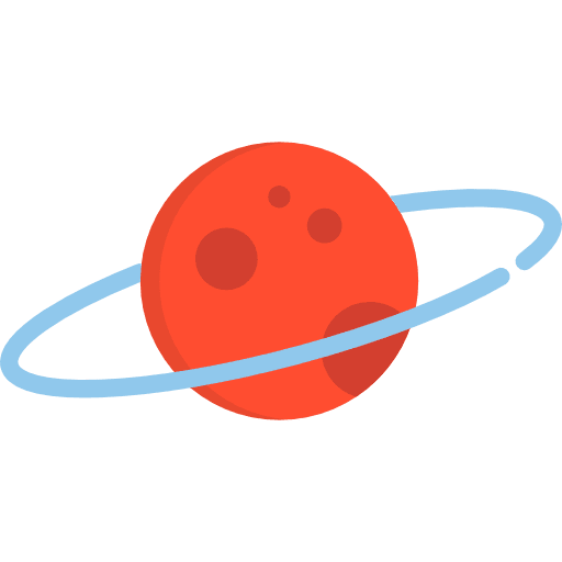 Planet miscellaneous science astronomy icon