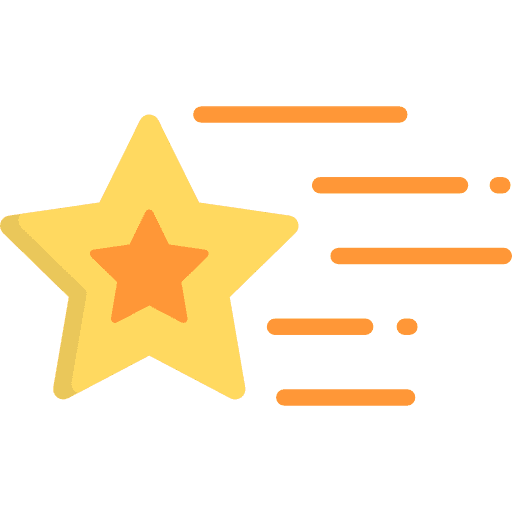 Shooting star shooting star astronomy education icon