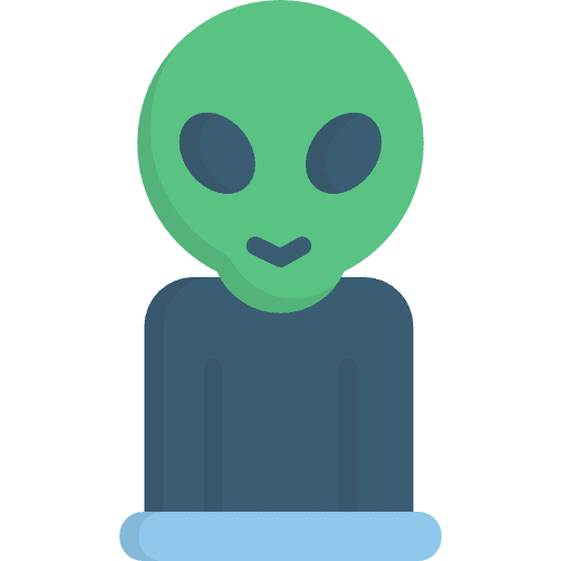 Alien ufo alien space icon