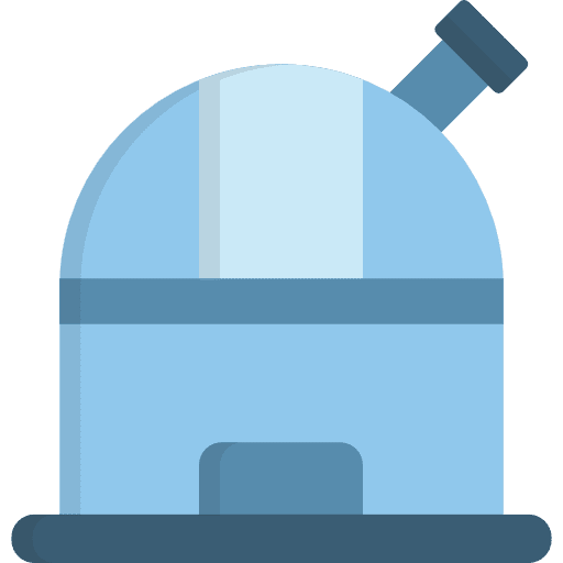 Observatory astronomy galaxy observatory icon