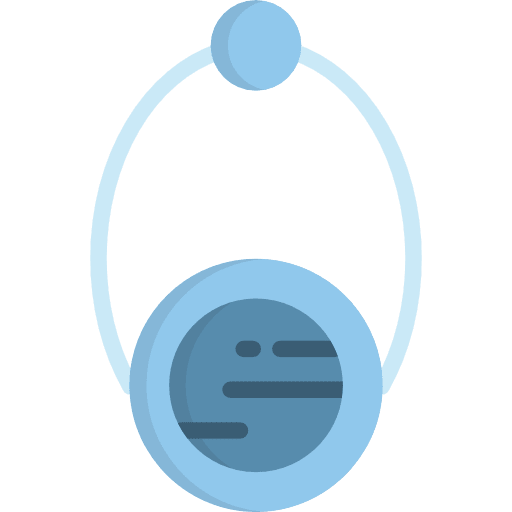 Orbit satellite galaxy sputnik icon