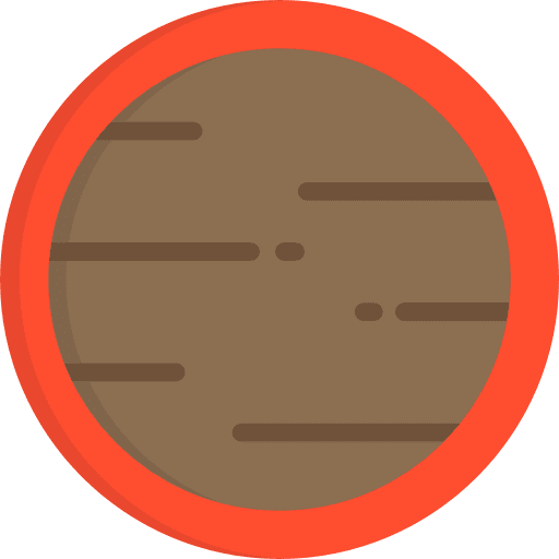 Planet science planet education icon