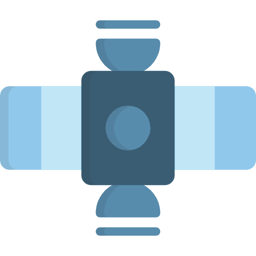 Satellite communications technology communication icon