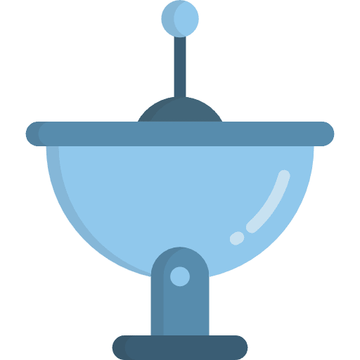 Satellite dish satellite dish wireless communications icon