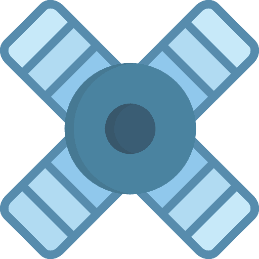 Satellite space technology connection icon
