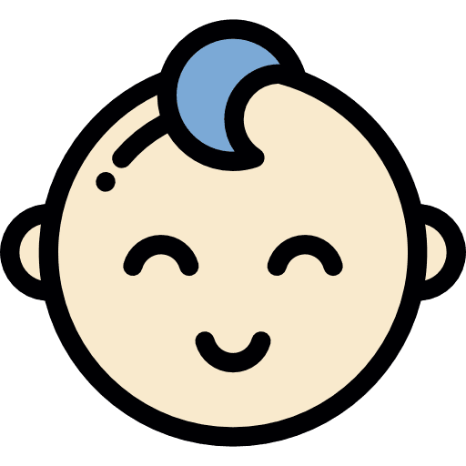 Baby boy happiness childhood icon