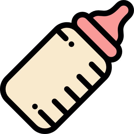 Feeding bottle tools and utensils feeding bottle food and restaurant icon